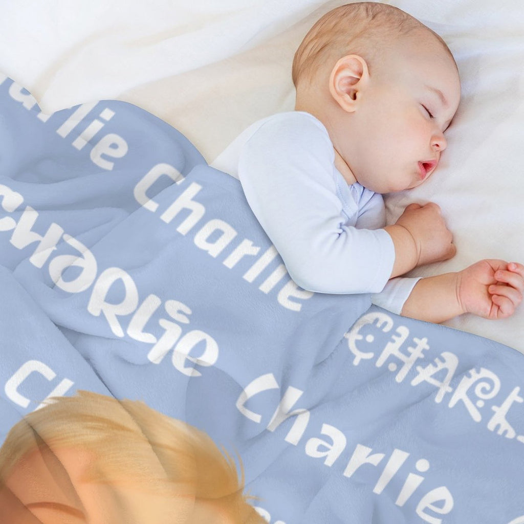 Character & Name Pattern Blanket