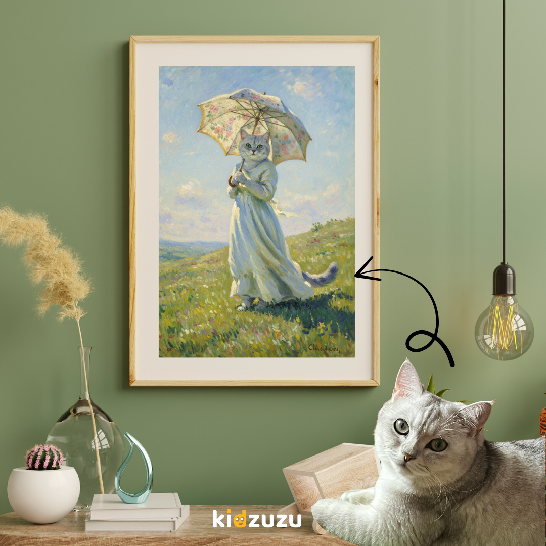 Monet Style Pet Portrait