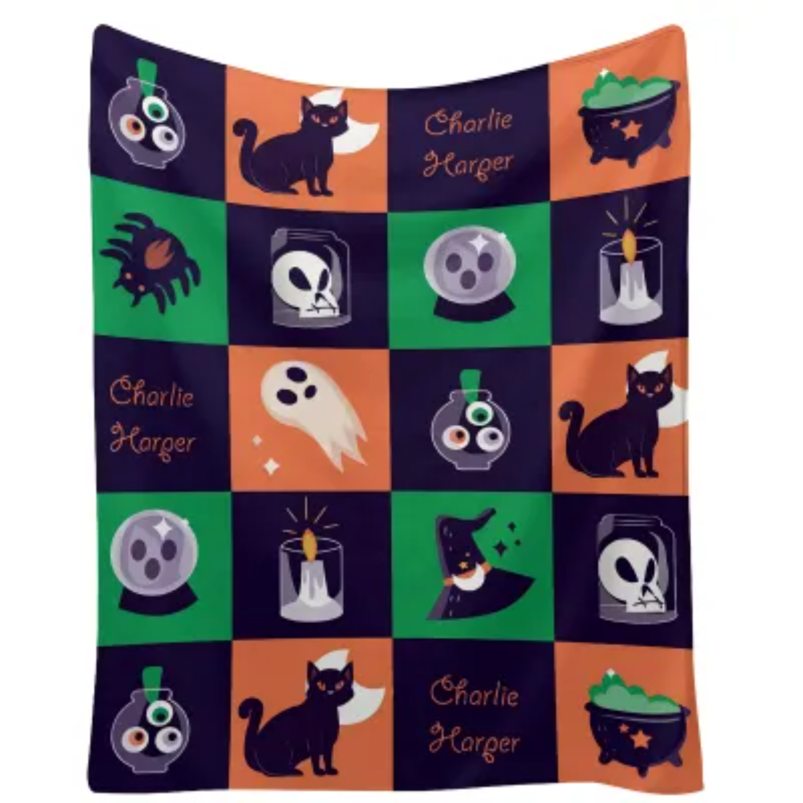 Halloween Patchwork Blanket