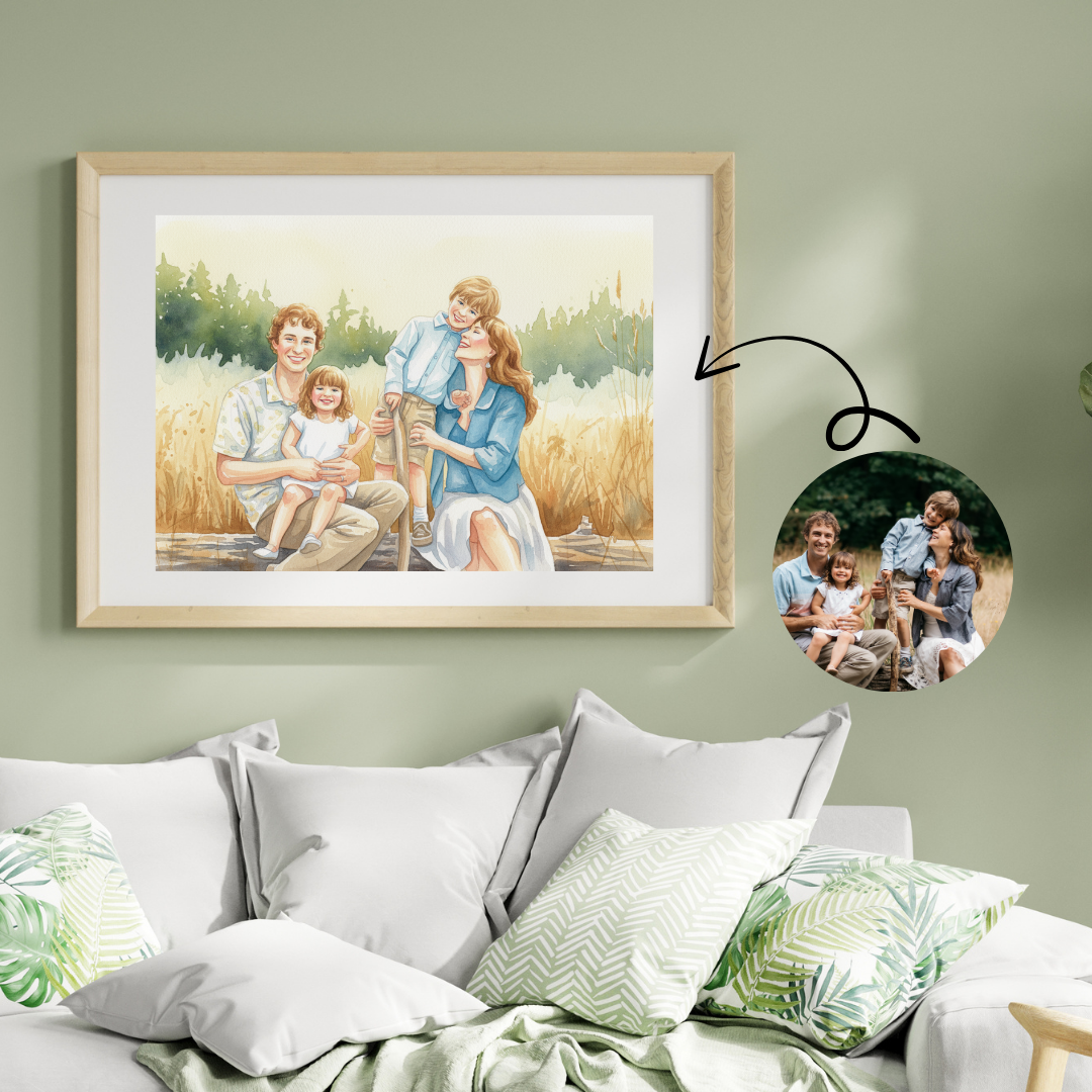 Custom Watercolor Portrait