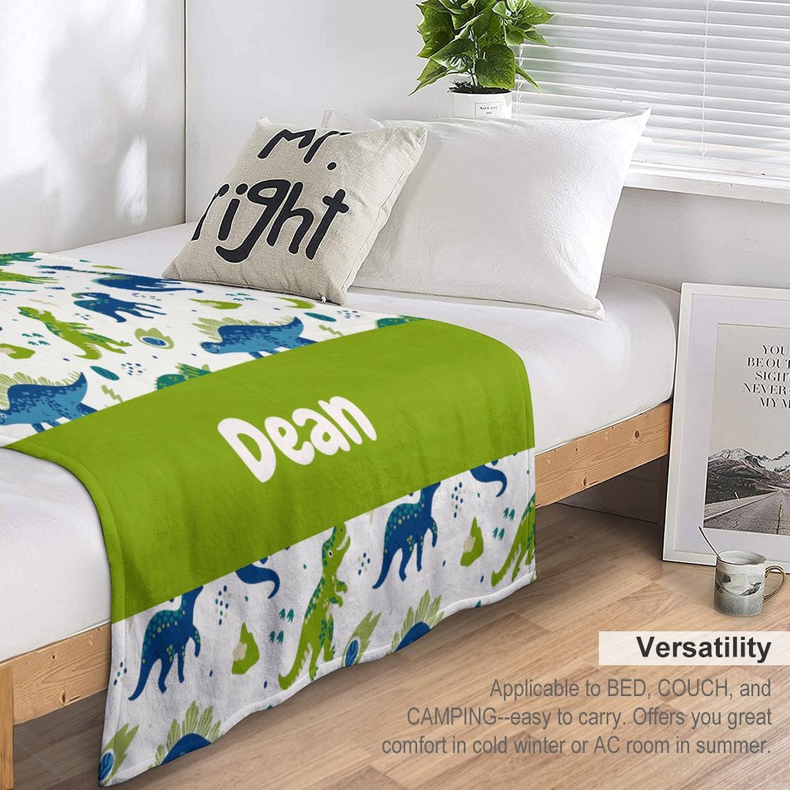 Dino March Blanket
