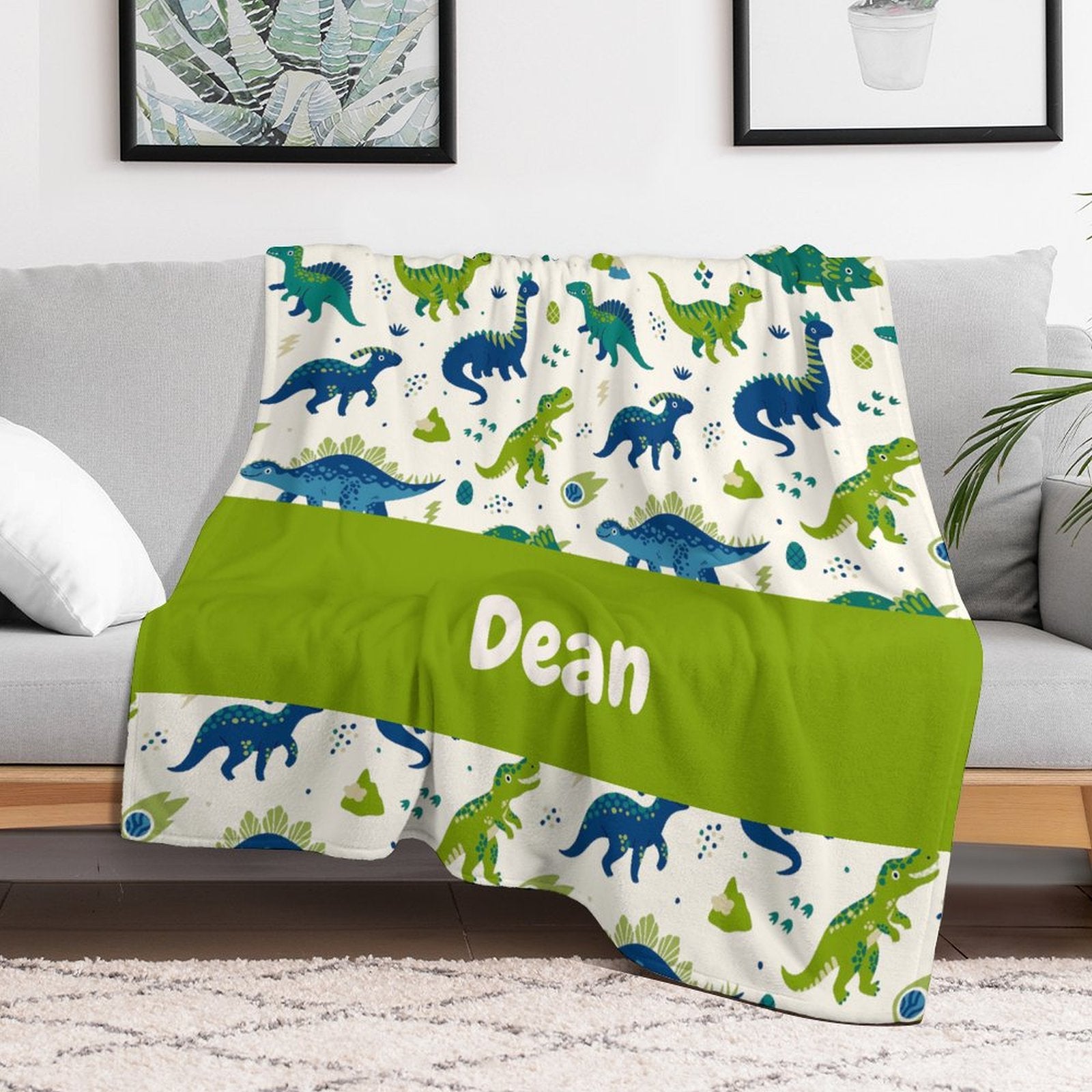 Dino March Blanket