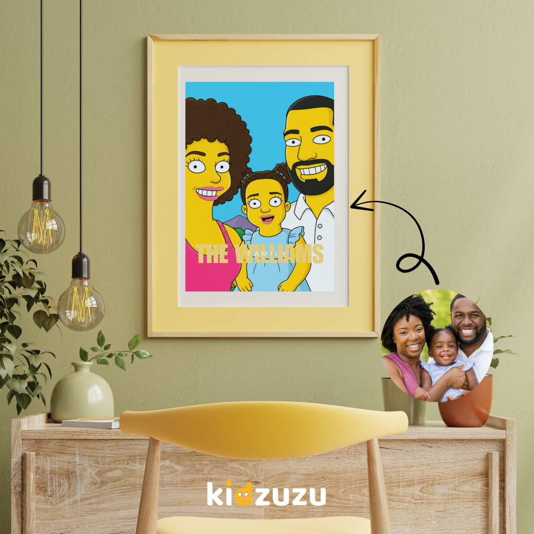 Custom Simpsons Portrait