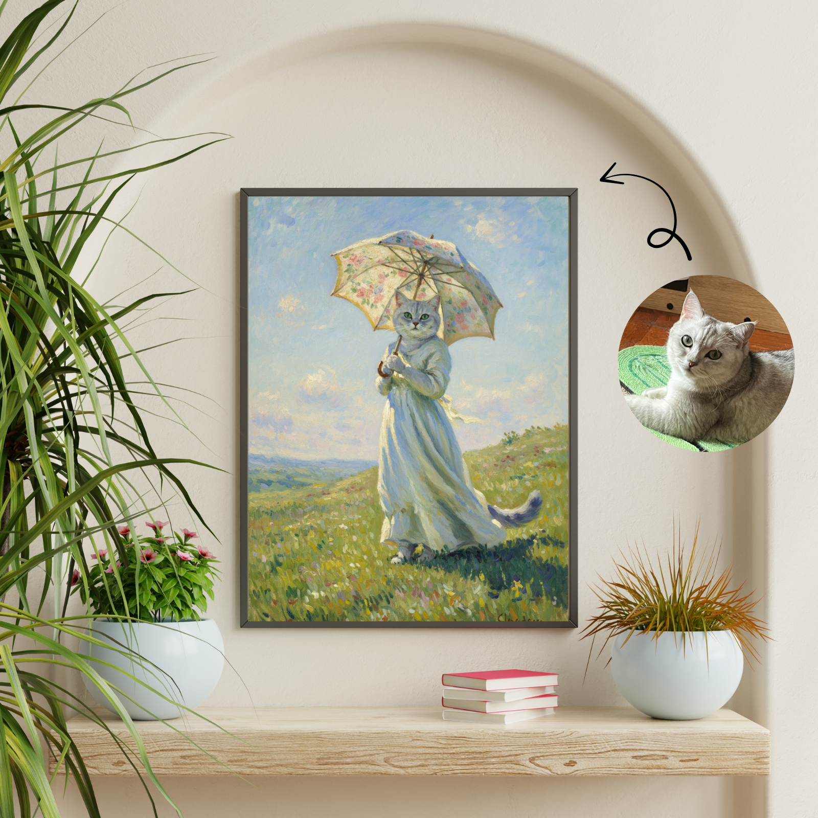 Portrait with a Parasol