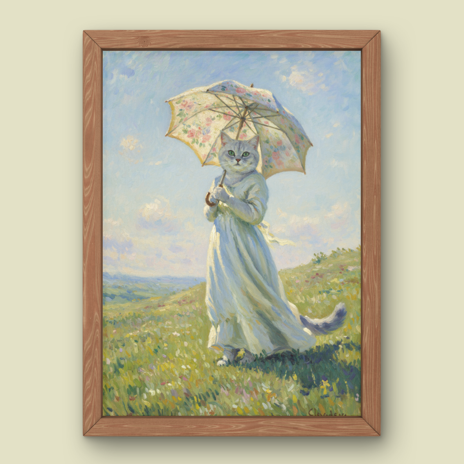 Portrait with a Parasol