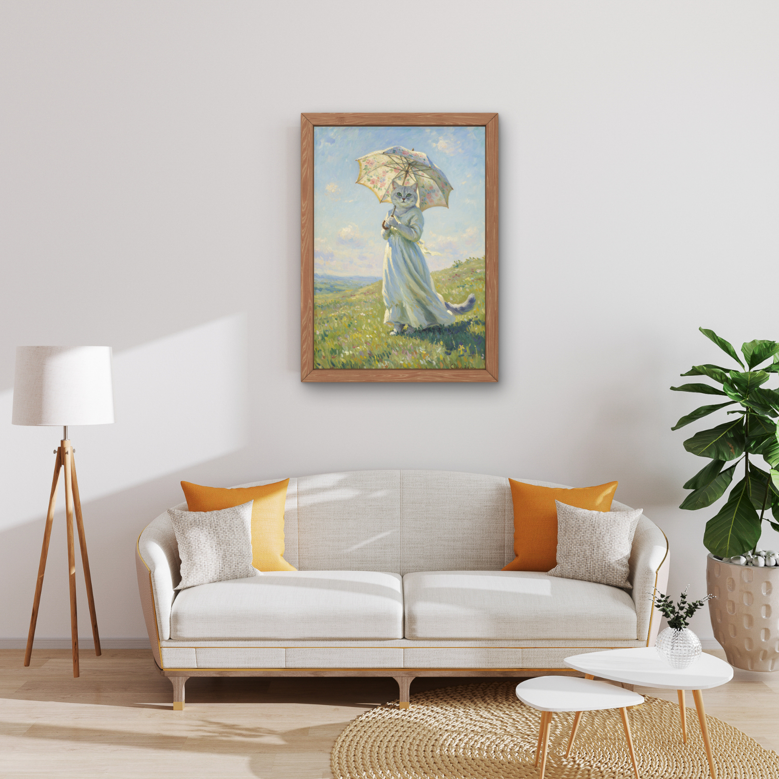 Portrait with a Parasol