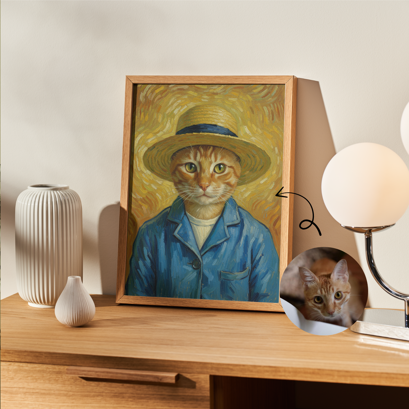 Portrait with a Straw Hat