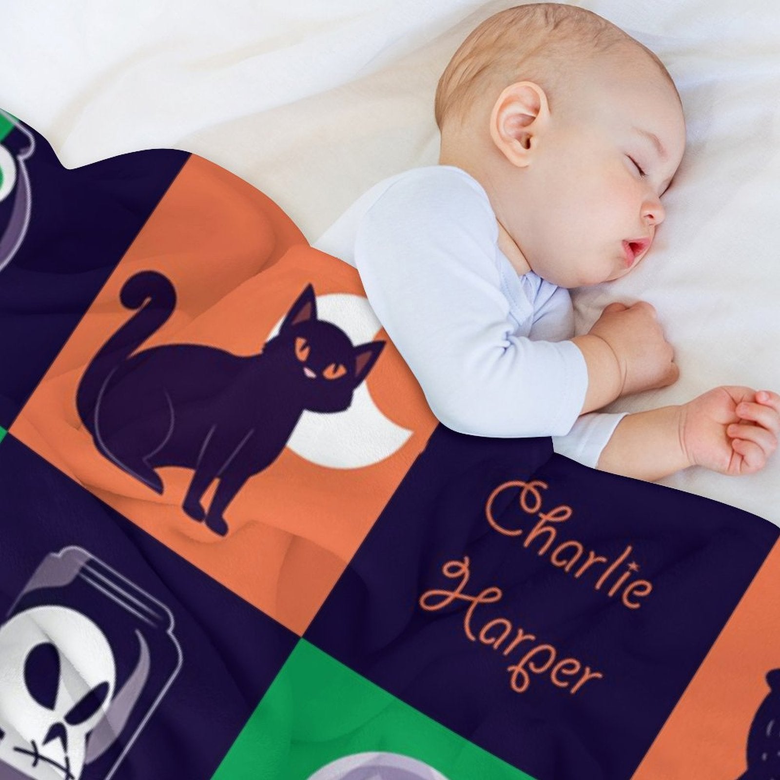 Halloween Patchwork Blanket