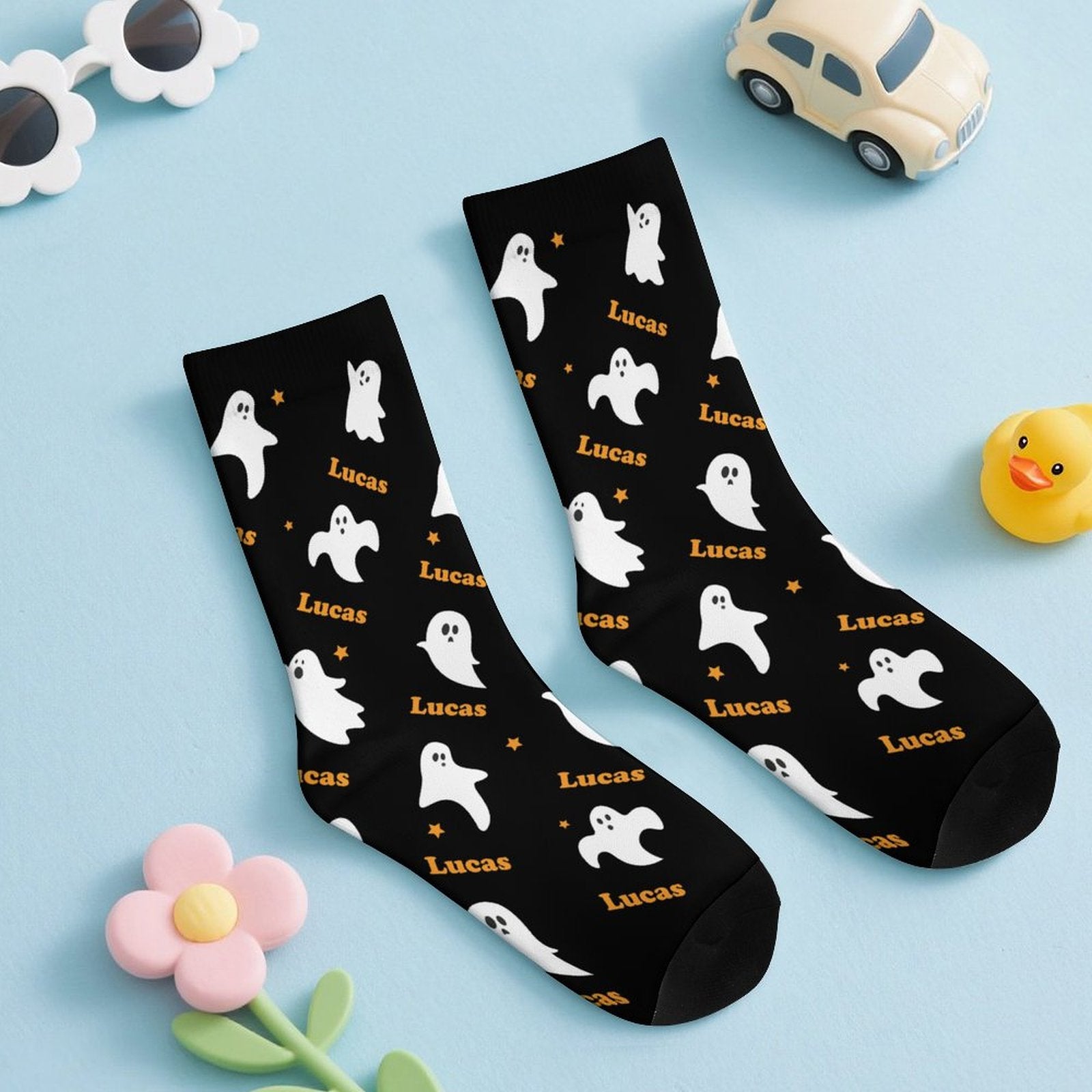 Ghost Name Socks