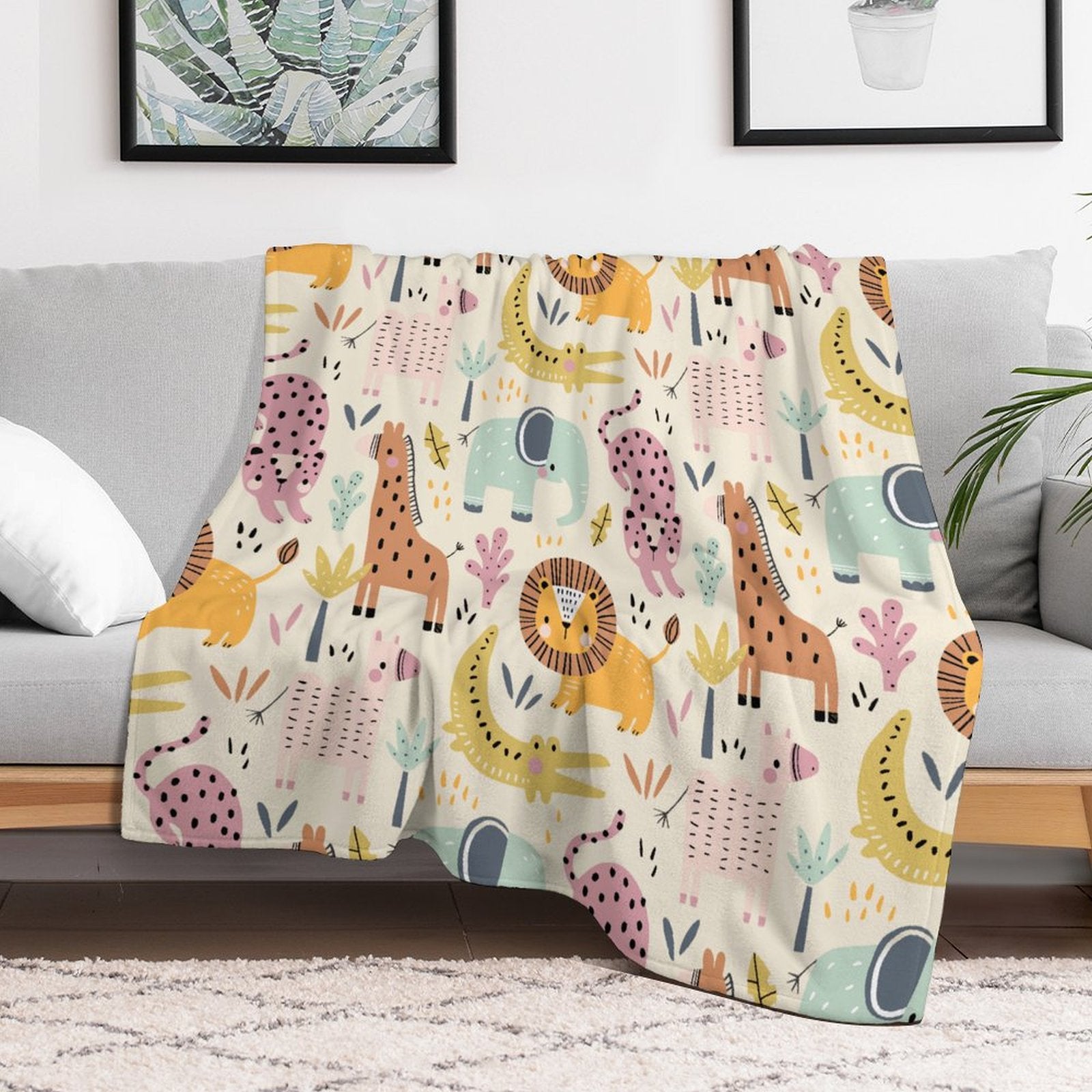 Jungle Buddies Blanket