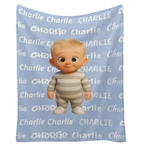 Character & Name Pattern Blanket