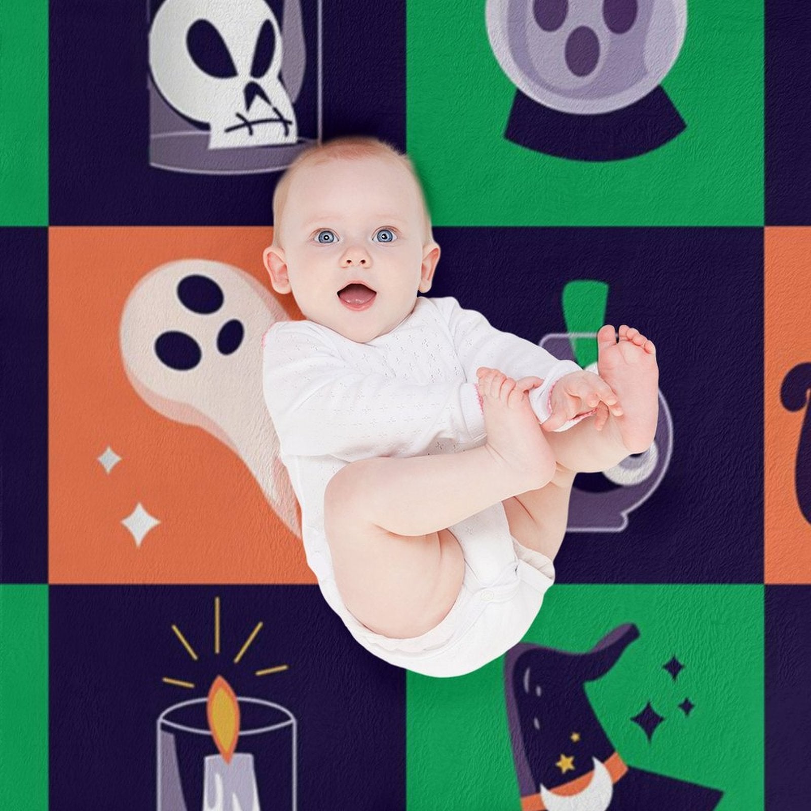 Halloween Patchwork Blanket